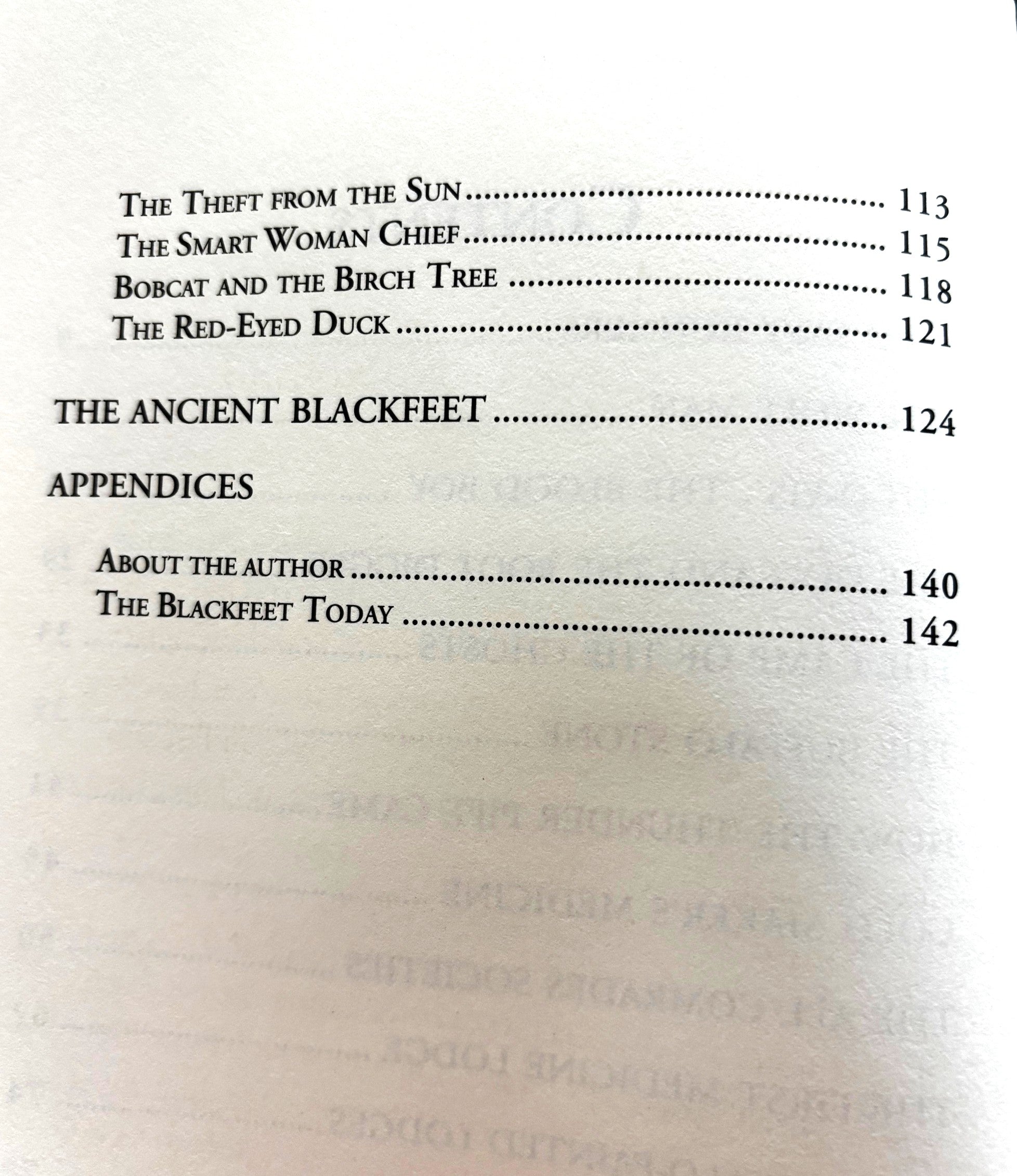 BOOKS - "Blackfeet Indian Stories" re-told by George Bird Grinnell