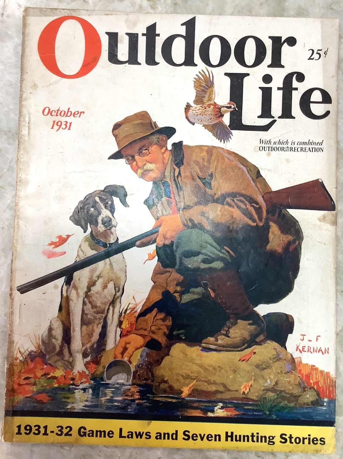 Old "Outdoor Life" magazines