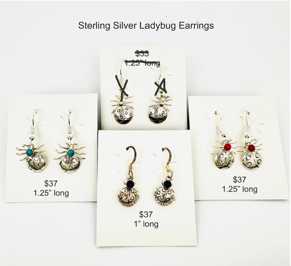 SPR - Small Lady Bug Earrings