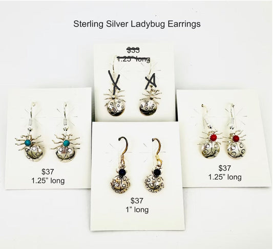 SPR - Small Lady Bug Earrings
