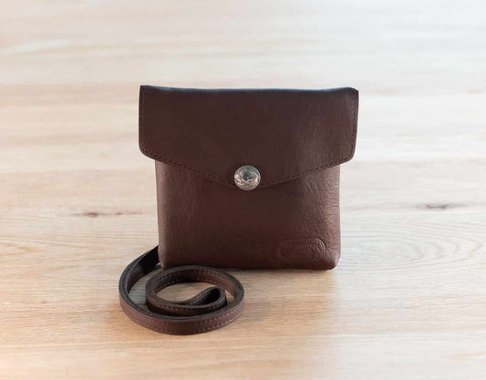 Buffalo Billfold Company - The Small Bag - bison leather cell phone and a bit more purse