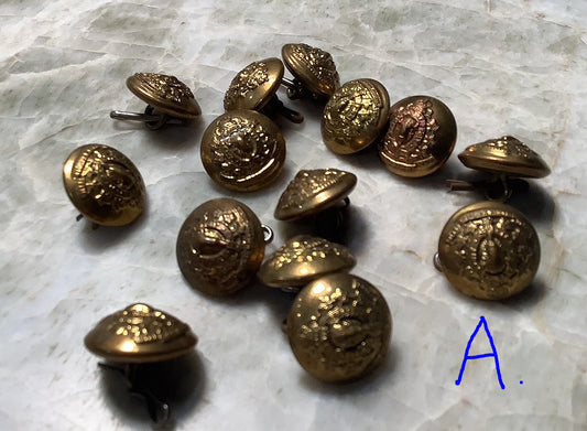 R.C.M.P uniform buttons