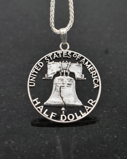 U.S. – Liberty Bell Silver Half Dollar - American Cut Coin Jewelry from Jarrett Leone in New Hampshire (Copy)