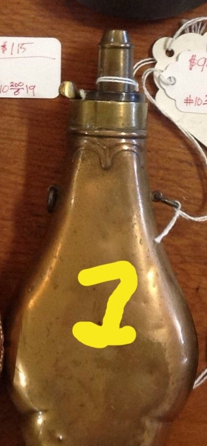 Antique powder flasks