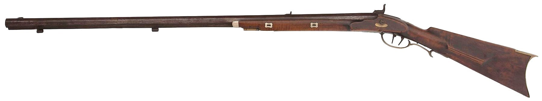 Antique Early Maple Half Stock .44 percussion caliber long rifle