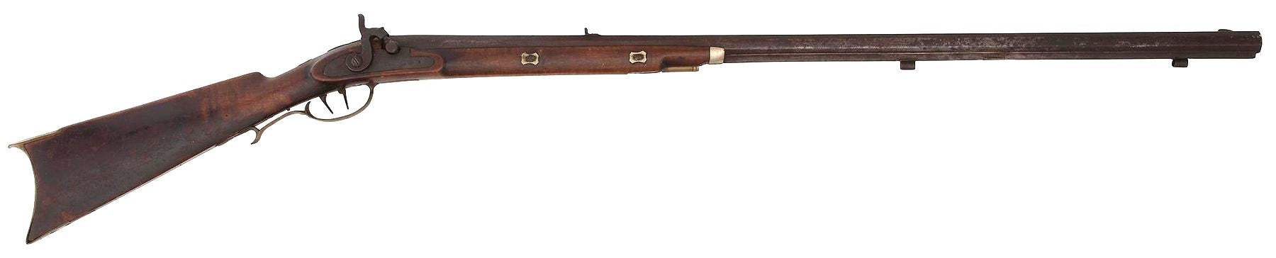 Antique Early Maple Half Stock .44 percussion caliber long rifle