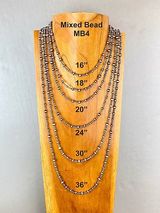Silver Pearl Ranch - Navajo Pearls Necklace - Mixed Beads 5