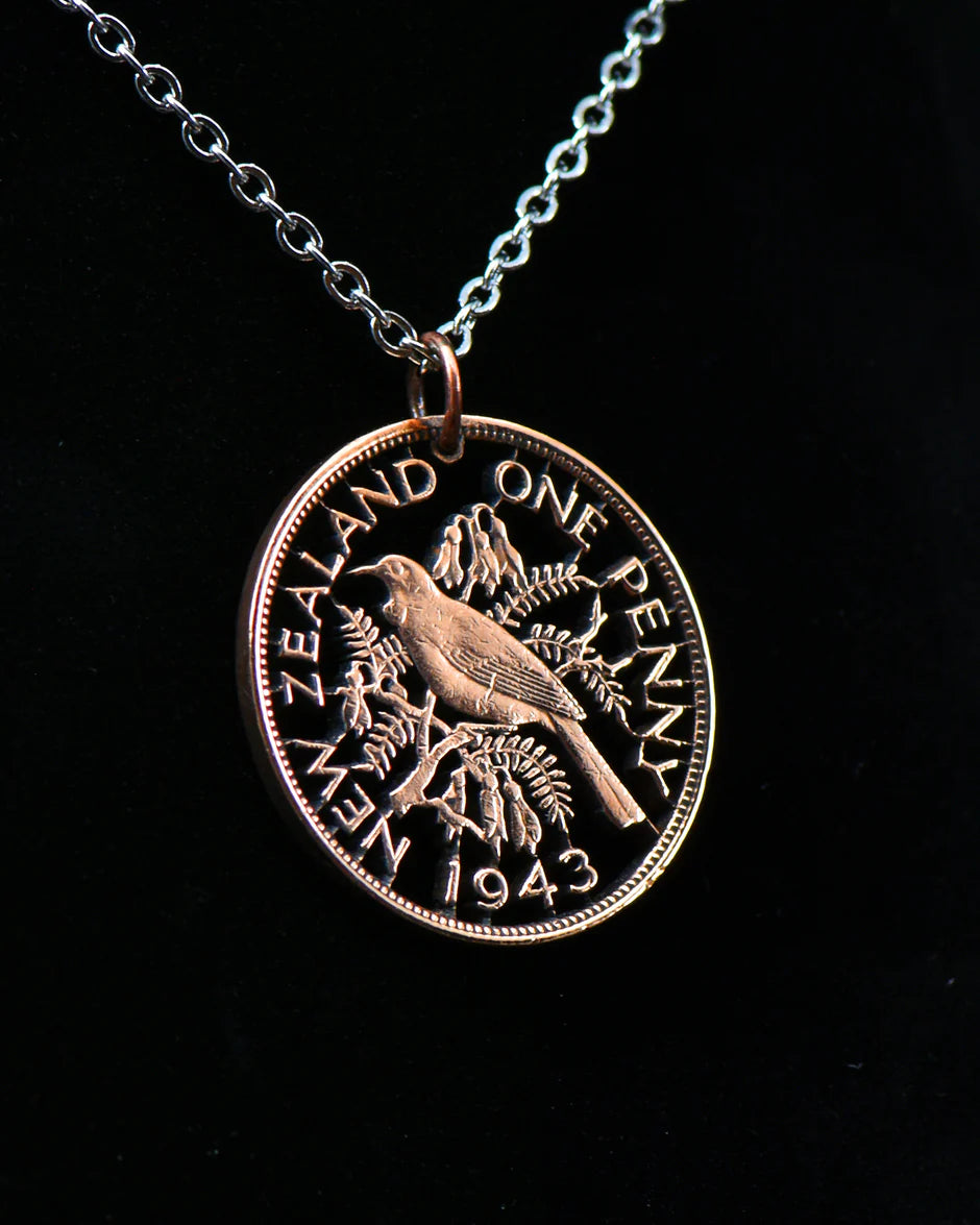 Cut Coin Jewelry from Jarrett Leone in New Hampshire