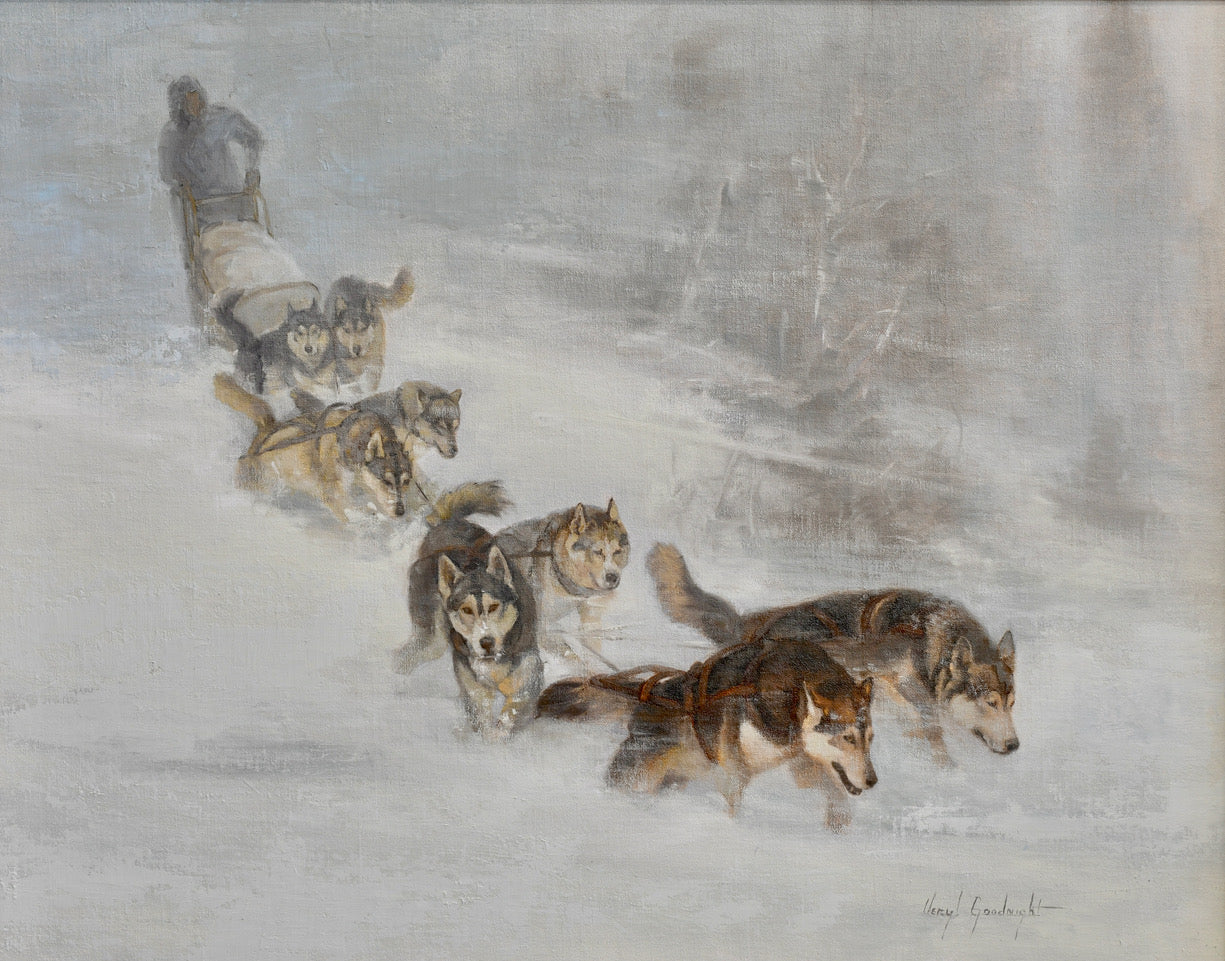 BOOKS - Sled Dogs In America; The Art of Veryl Goodnight