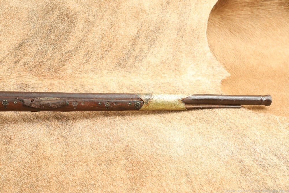 North African Matchlock Jezail Camel Gun -  .65 Cal Smoothbore with 40.5” barrel