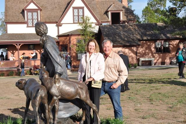 "Old Sykes" - bronze in three sizes by Veryl Goodnight