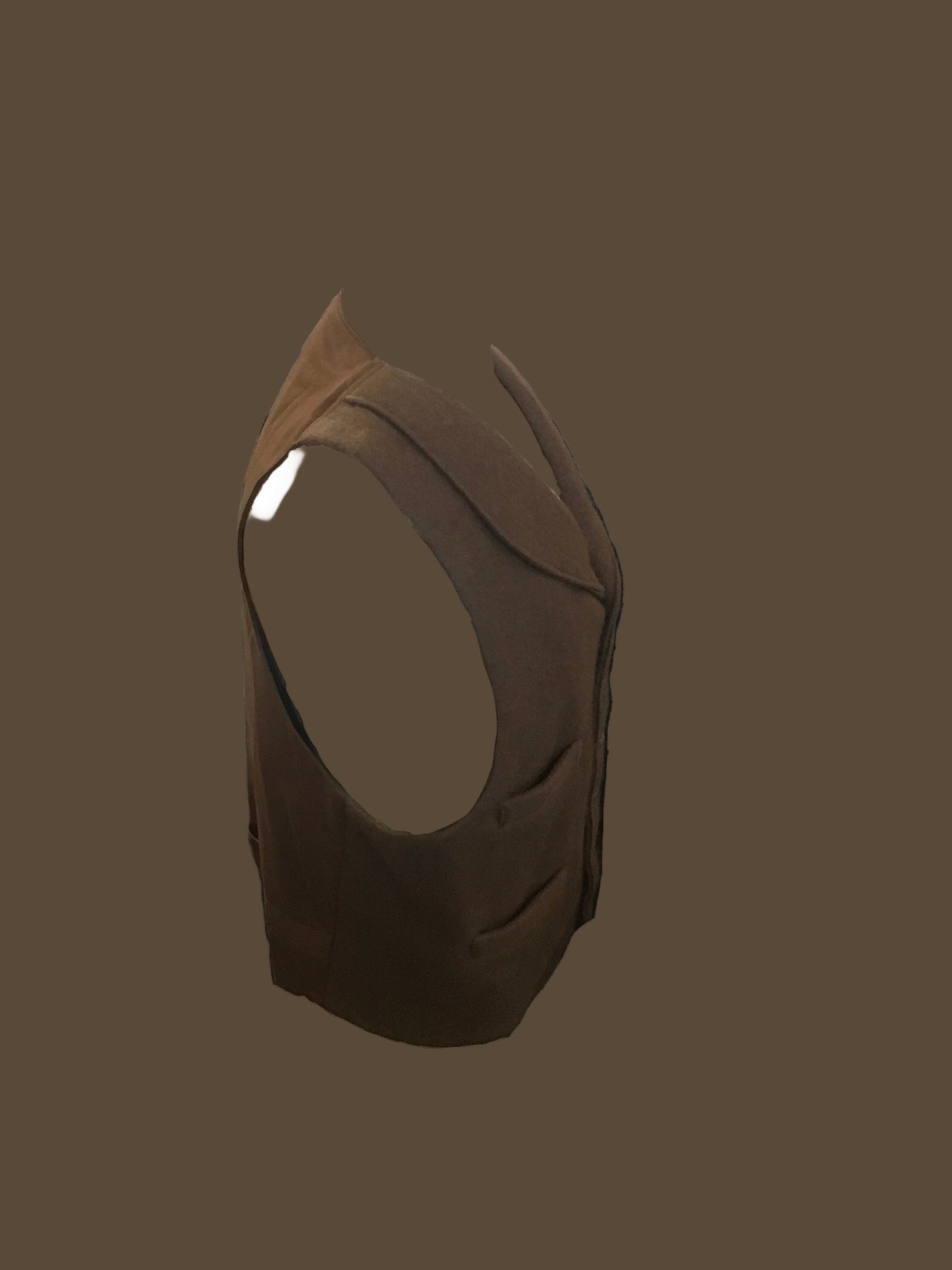 Herd Wear - Bison Cloth and Bison Leather Trim Vests