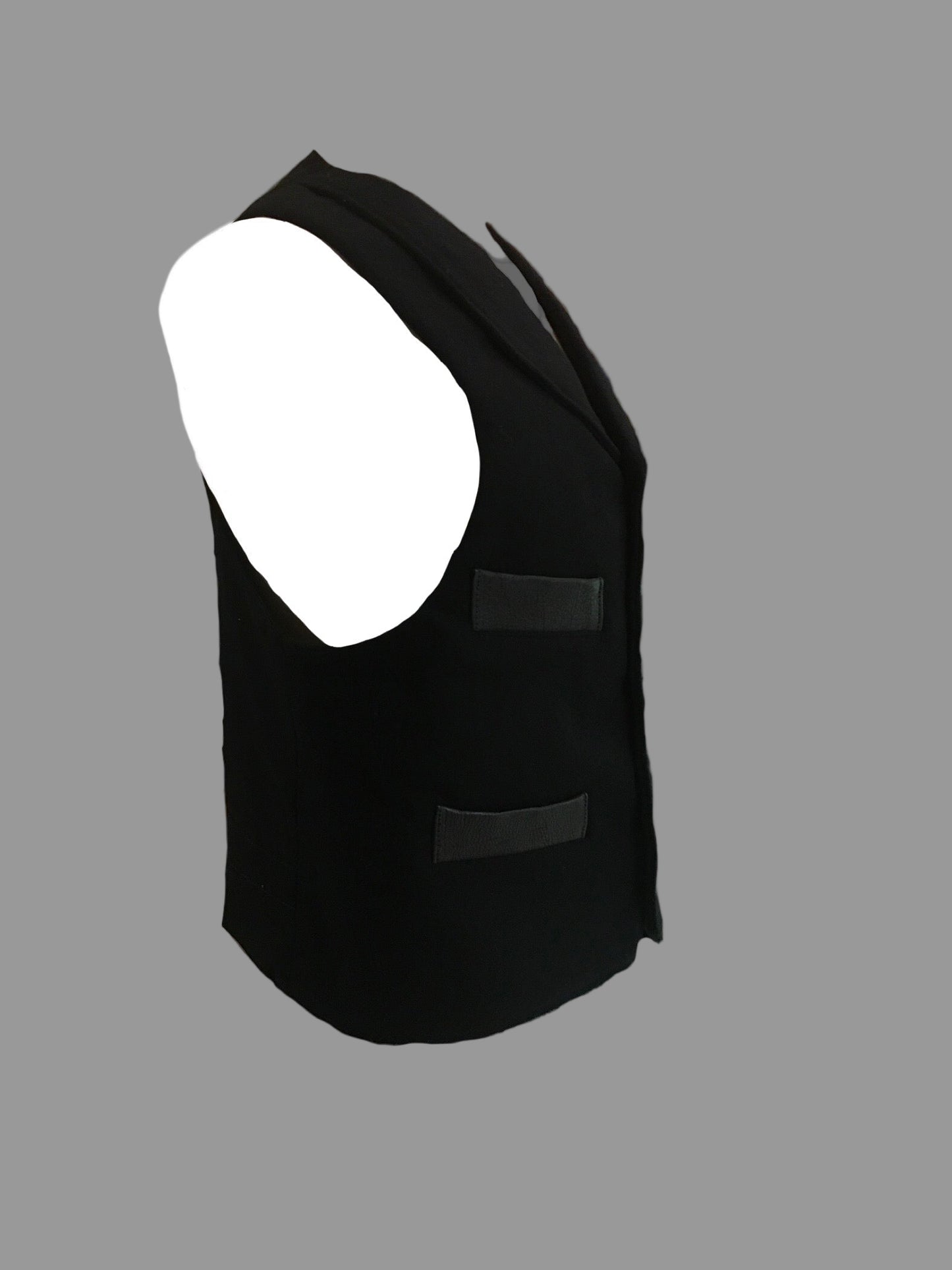 Herd Wear - Bison Cloth and Bison Leather Trim Vests