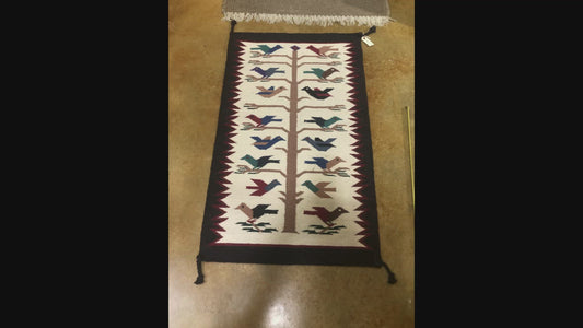 Mexican Wool Tree Of Life Rug