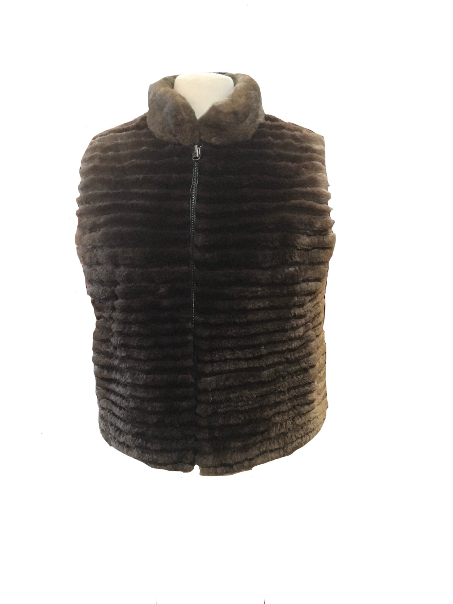 SALE SALE - Ladies Beaver Reversible Fur Vest