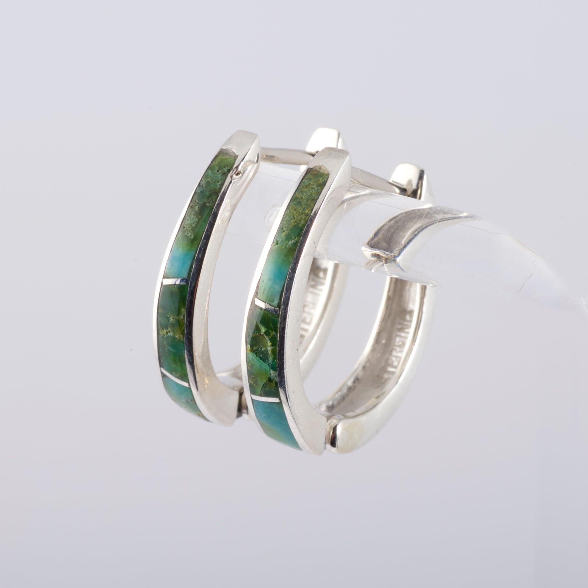 earrings Turquoise Inlay
