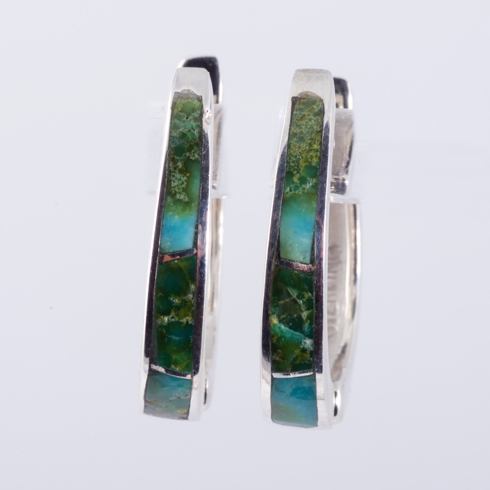 earrings Turquoise Inlay