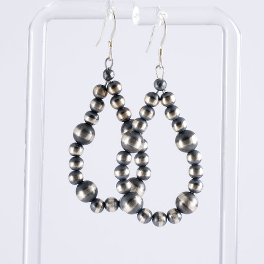 Navajo Bead Teardrop Earrings