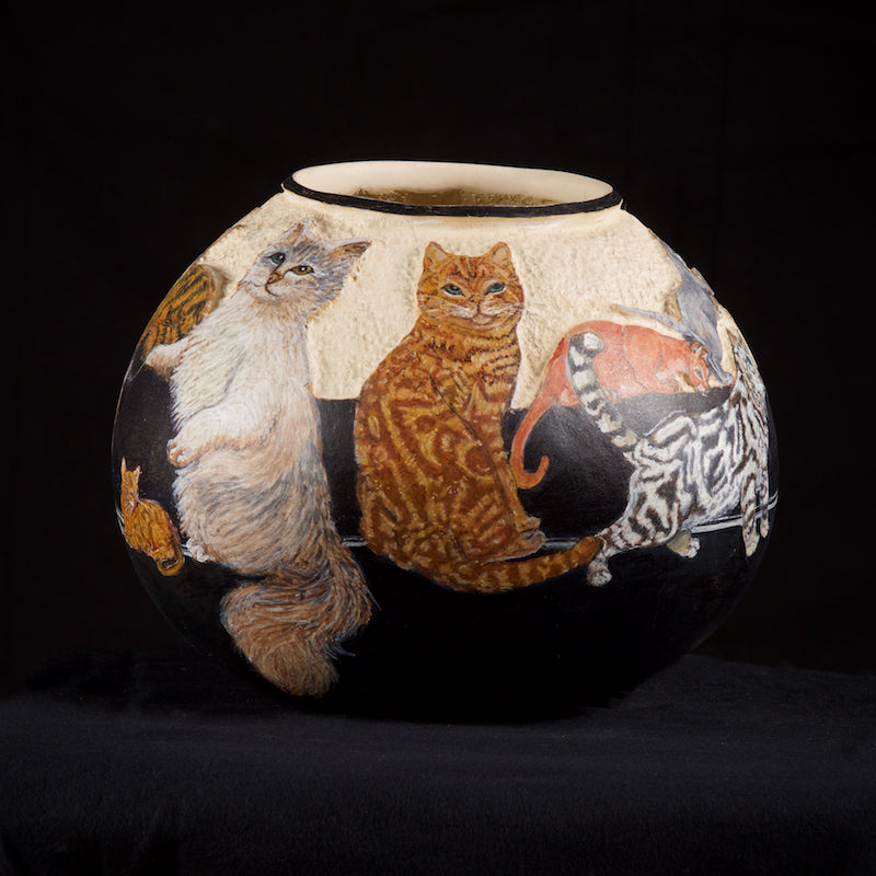 Carved Gourds by Joyce Meck