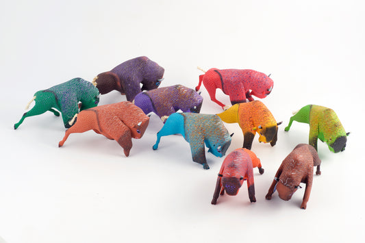 Oaxacan Hand Carved Bison