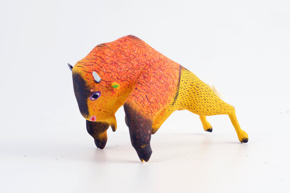 Oaxacan Hand Carved Bison