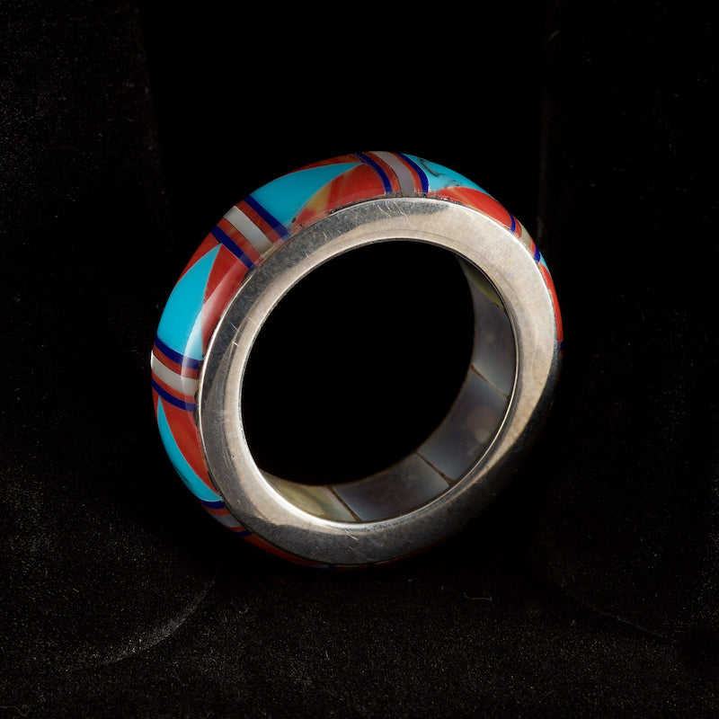 Women's Ring Micro Inlay Multi Stone