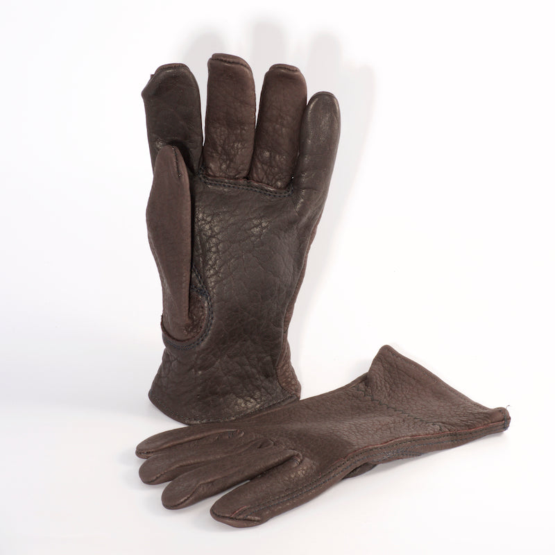 Midwest Glove - Black(ish) bison leather work glove