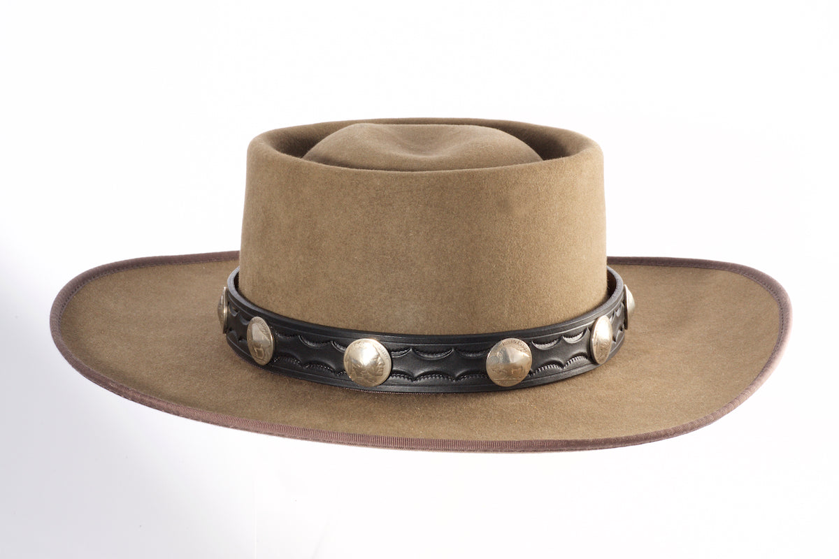 Chacon Bison, Rattlesnake and Lizard Leather Hatband