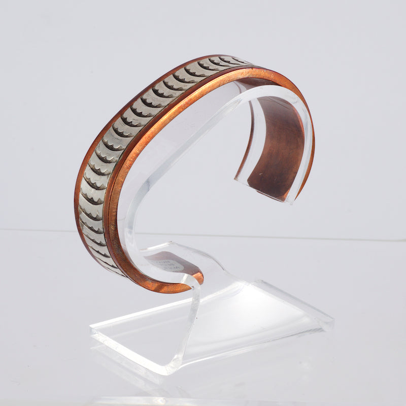 Cuff - Copper and Sterling men's cuff