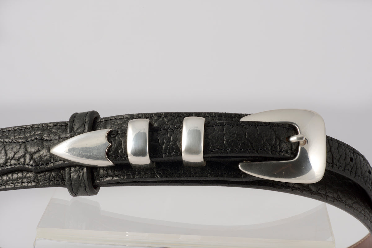 Chacon Bison Leather Ranger Style Belt