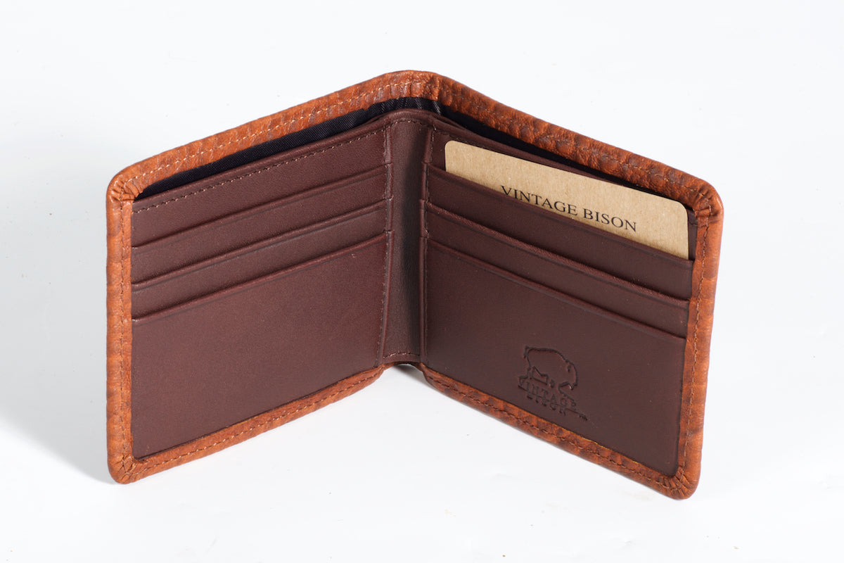 Vintage Bison Mesa Leather Wallet 101 102 103 104