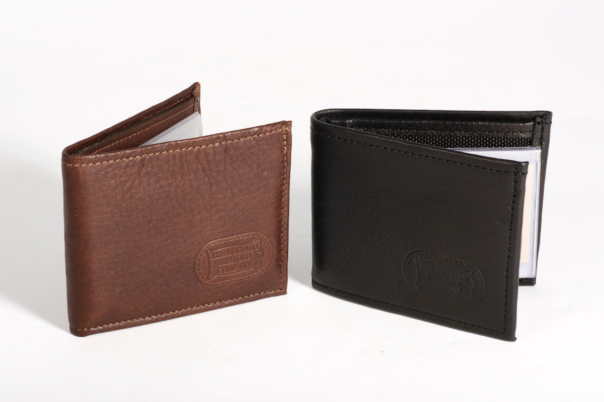 Buffalo Billfold Handmade Leather Front Pocket Wallet