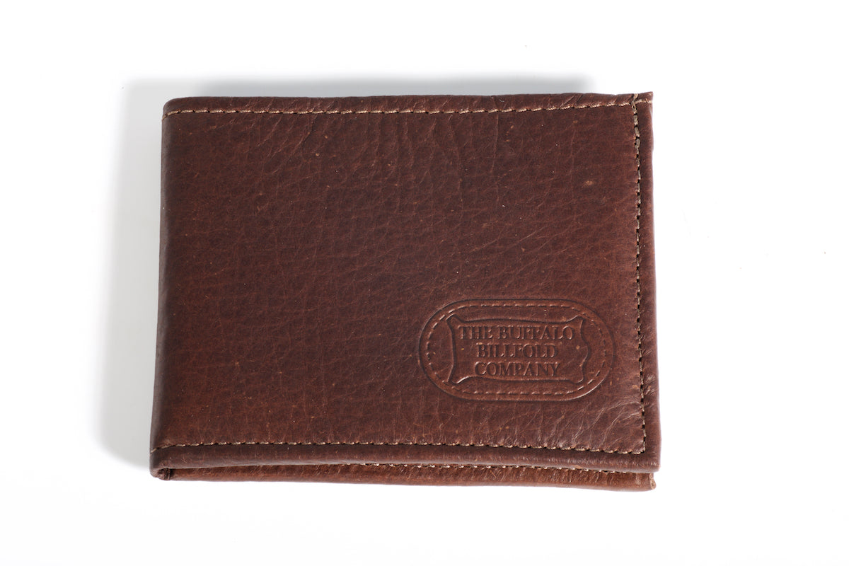 Buffalo Billfold Company - Two Fold Bison Leather Wallet / Billfold