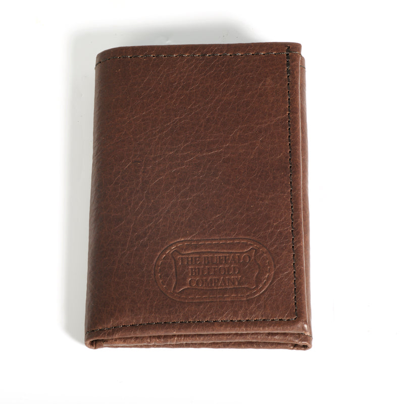 Buffalo Billfold Company - Bison Leather Trifold Wallet / Billfold