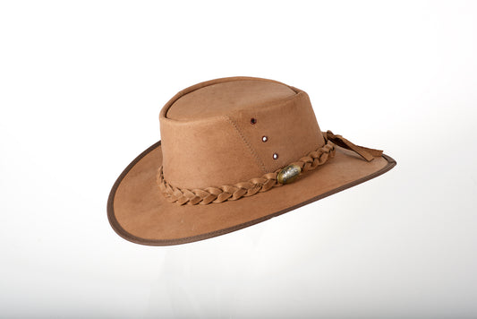 SALE SALE - Jacaru - The Buffalo Magpie leather hat