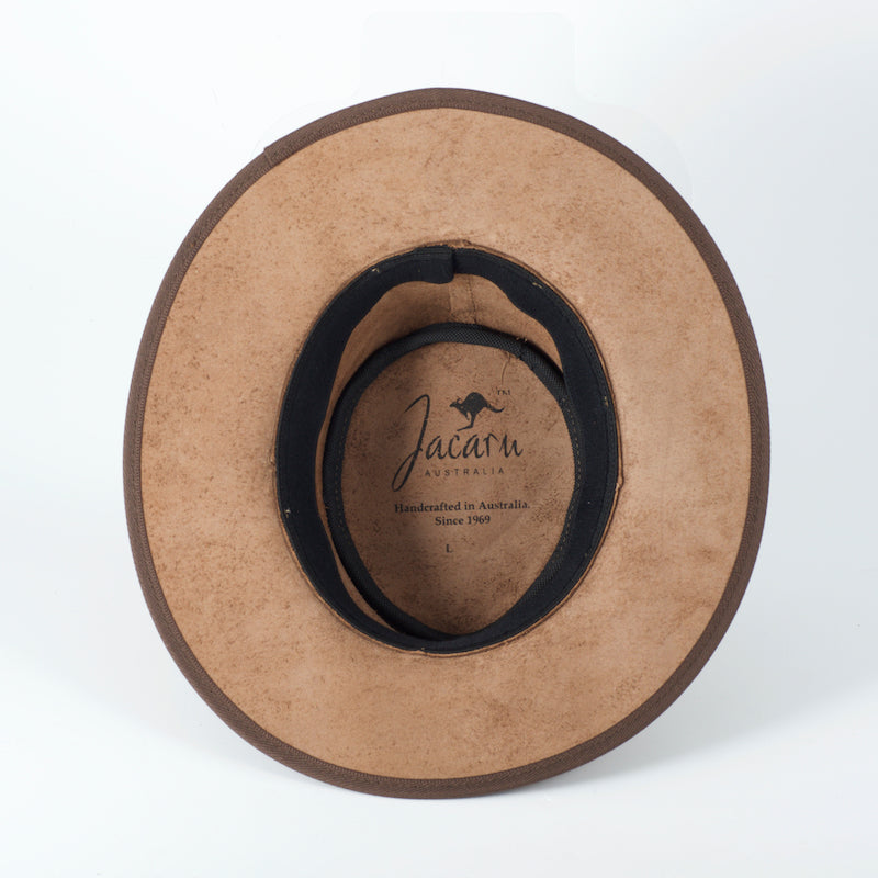SALE SALE - Jacaru - The Buffalo Magpie leather hat