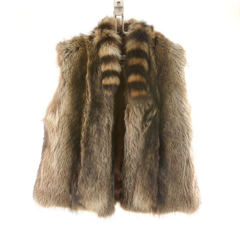 SALE SALE - Vinson Furs - Raccoon Vests - Ladies