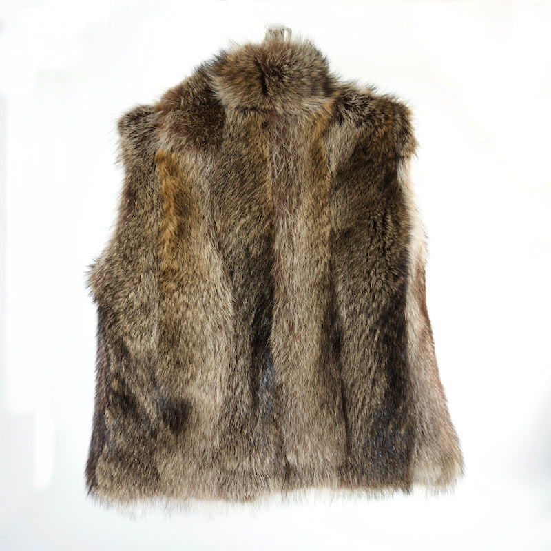 SALE SALE - Vinson Furs - Raccoon Vests - Ladies