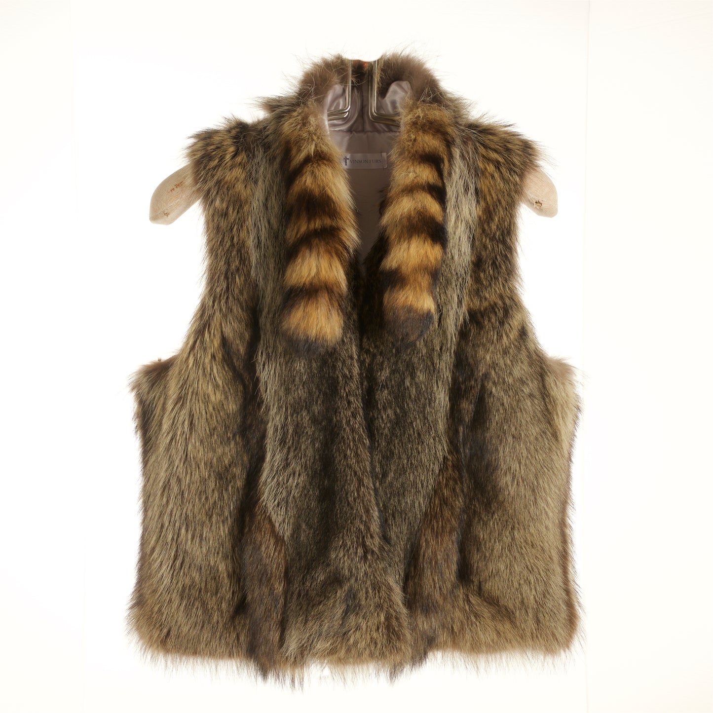 SALE SALE - Vinson Furs - Raccoon Vests - Ladies