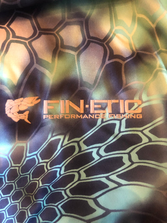 Fin-etic hooded fishing shirt by PARAMOUNT OUTDOOR PRODUCTS