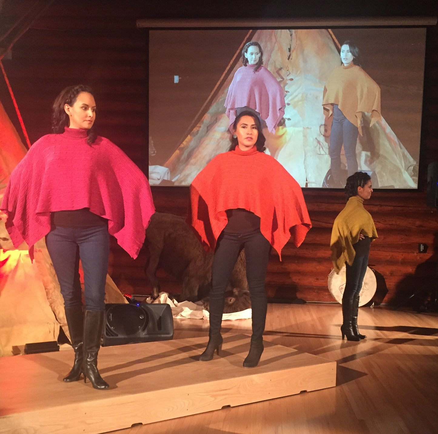 Jacques Cartier Clothers - Bison, Merino, Silk Poncho