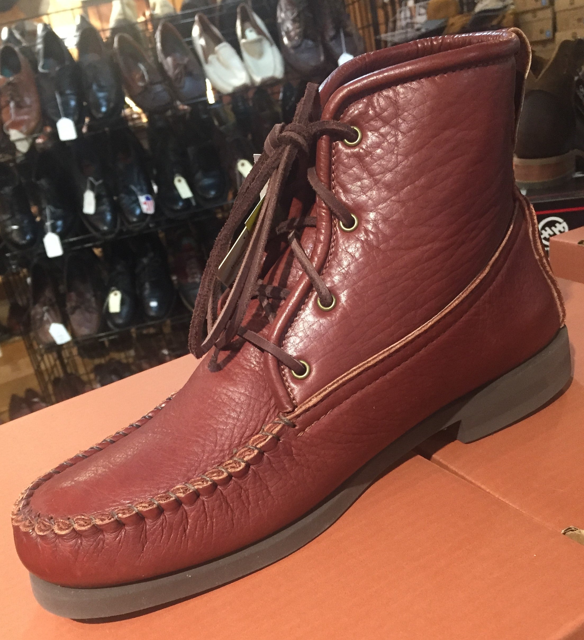 Footskins "Herd Wear" Bison Leather Chukka boots.  B 4540