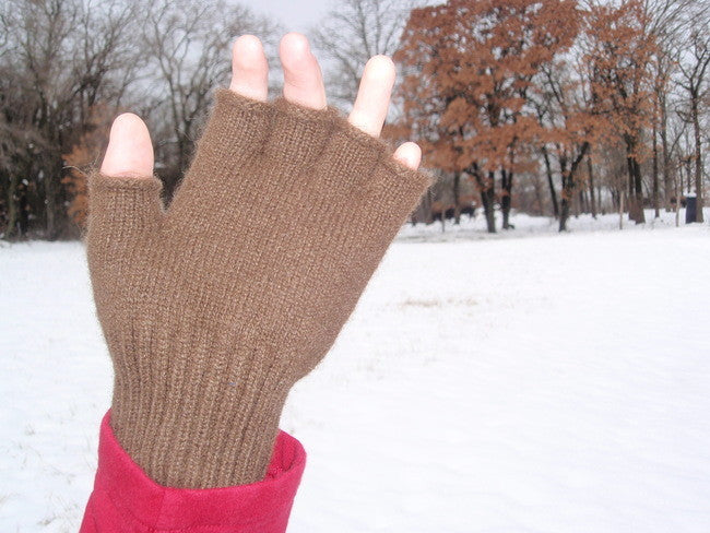 "One World" Fingerless Gloves