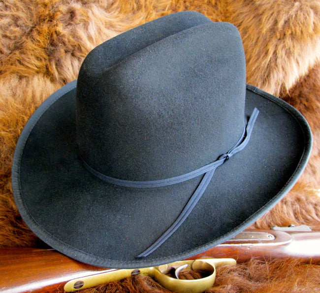 Cattleman's Crease Crushable Cowboy Hat (Black)