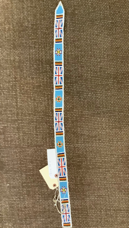 British Flag themed - Rare Plains Beaded Belt