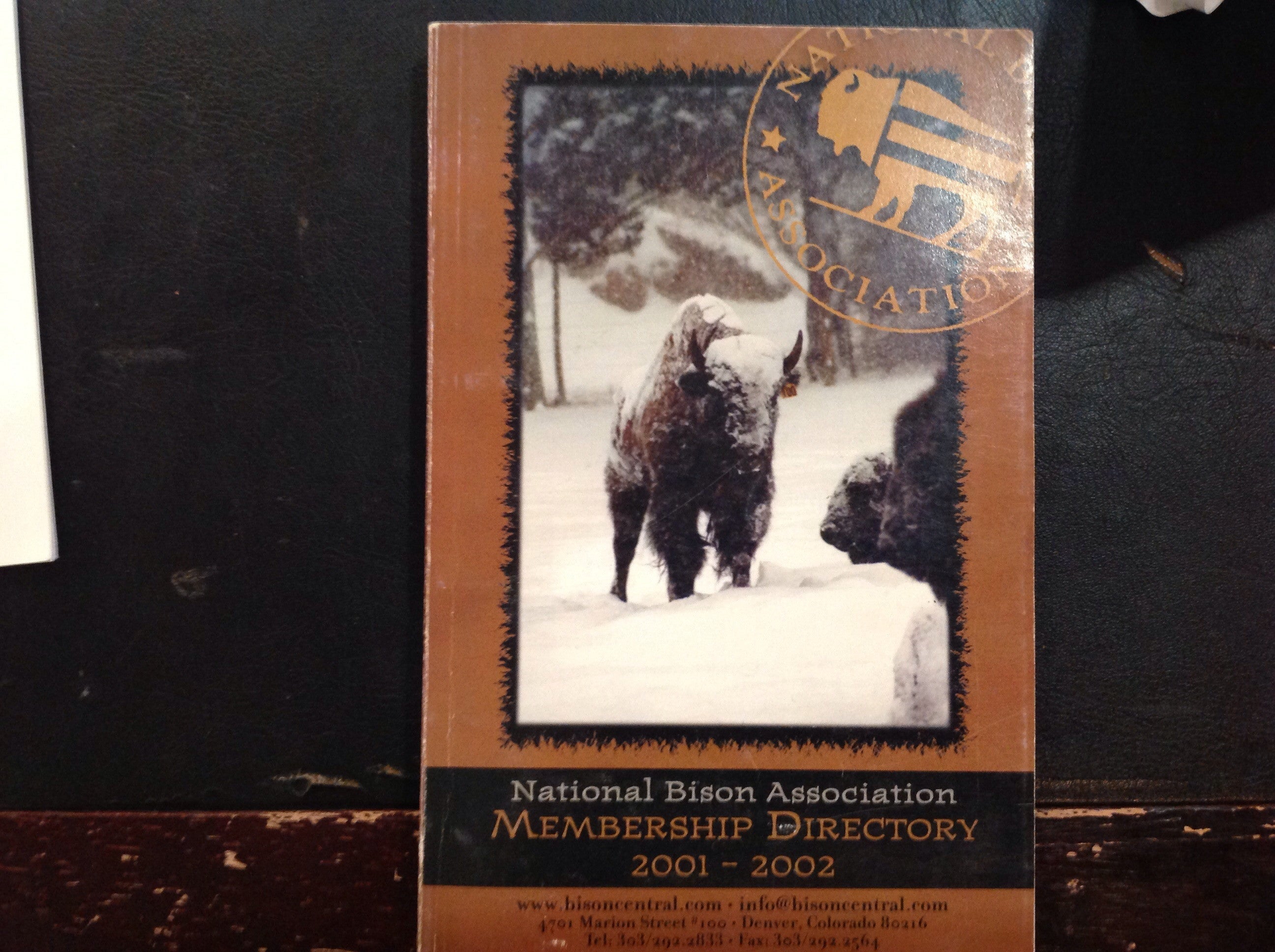 BOOKS - National Bison Association Membership Directory 2001-2002