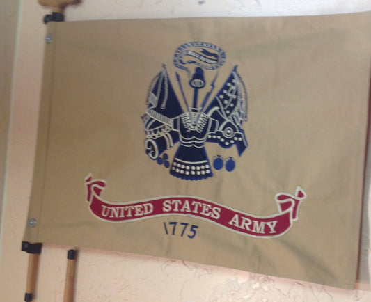 Military flags - embroidered