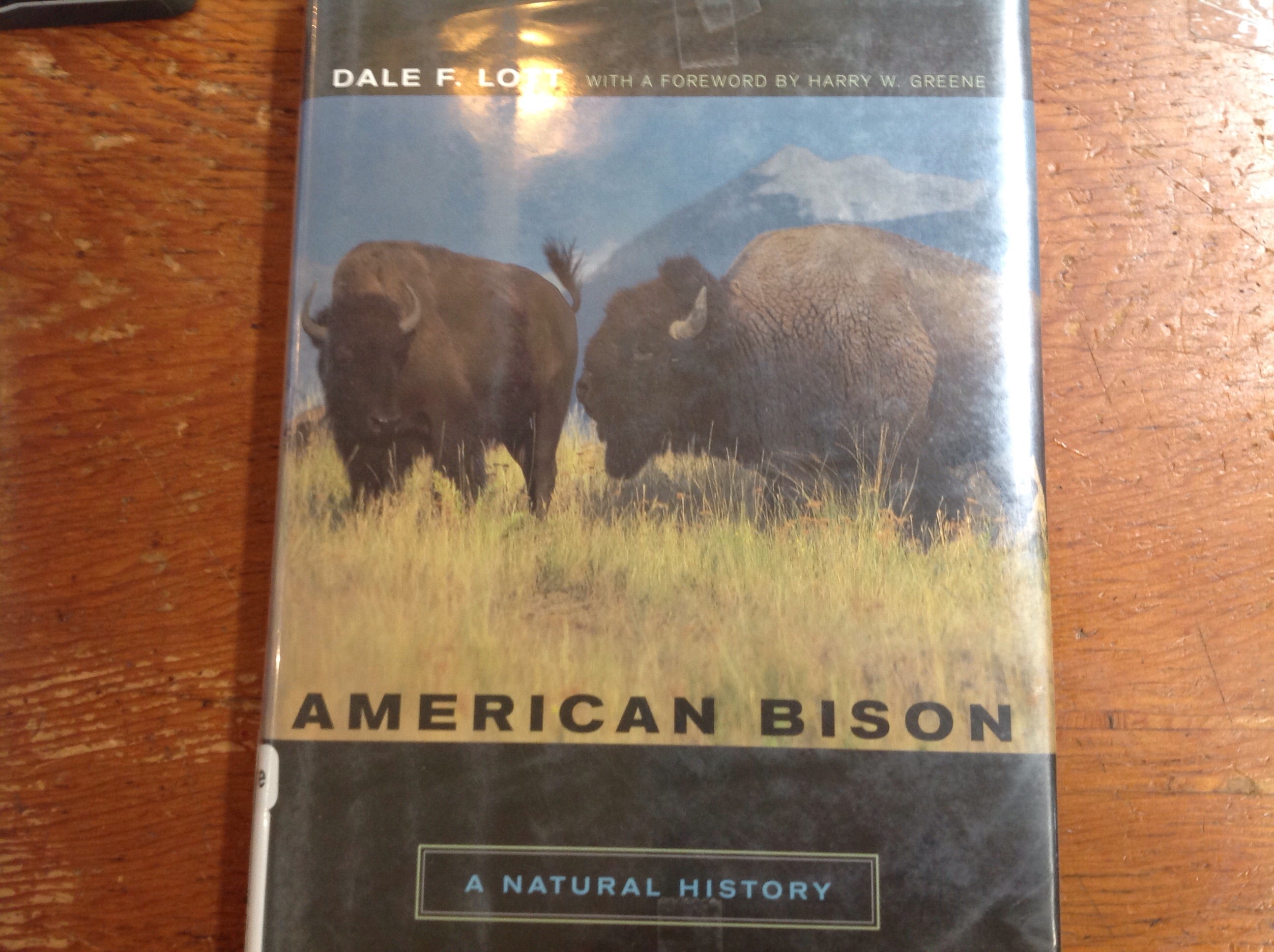 BOOKS - American Bison;  A Natural History
