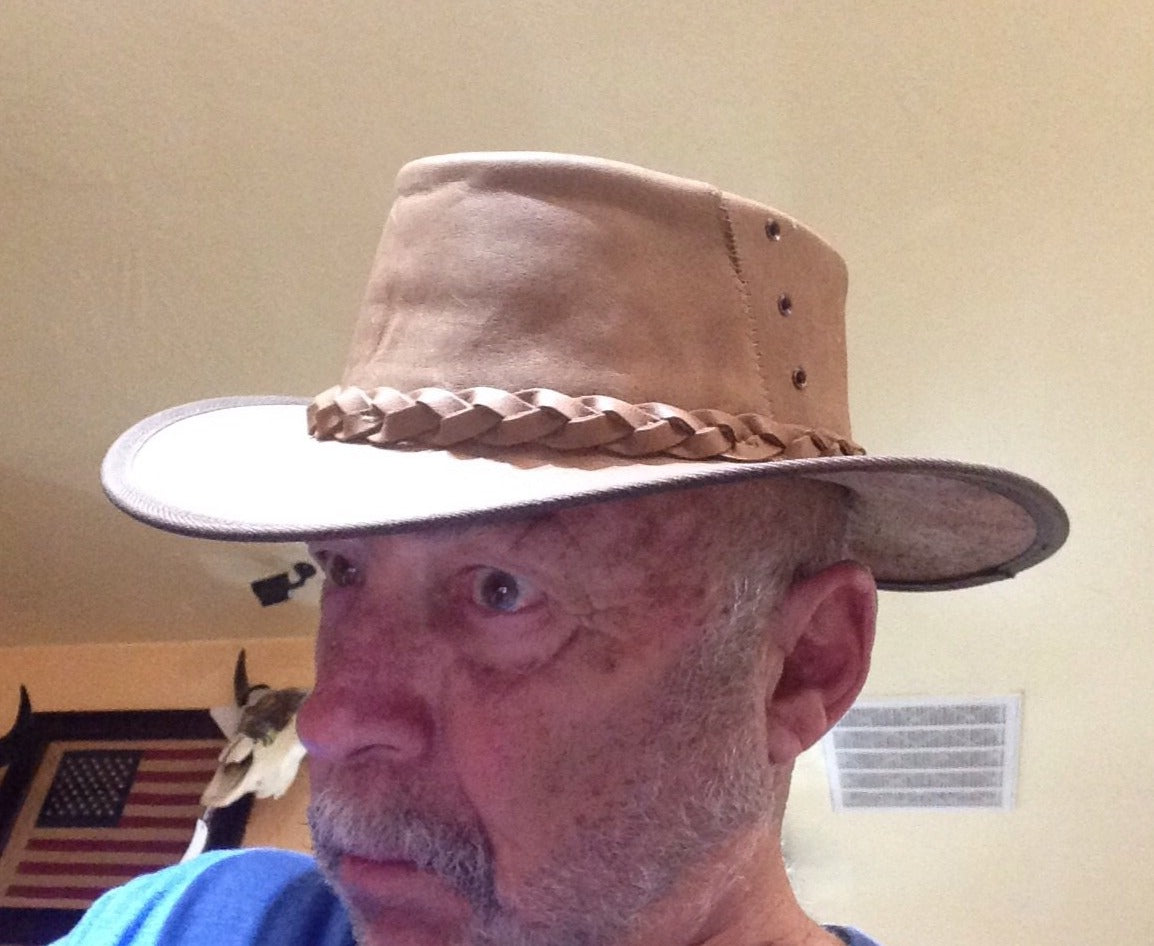 SALE SALE - Jacaru - The Buffalo Magpie leather hat