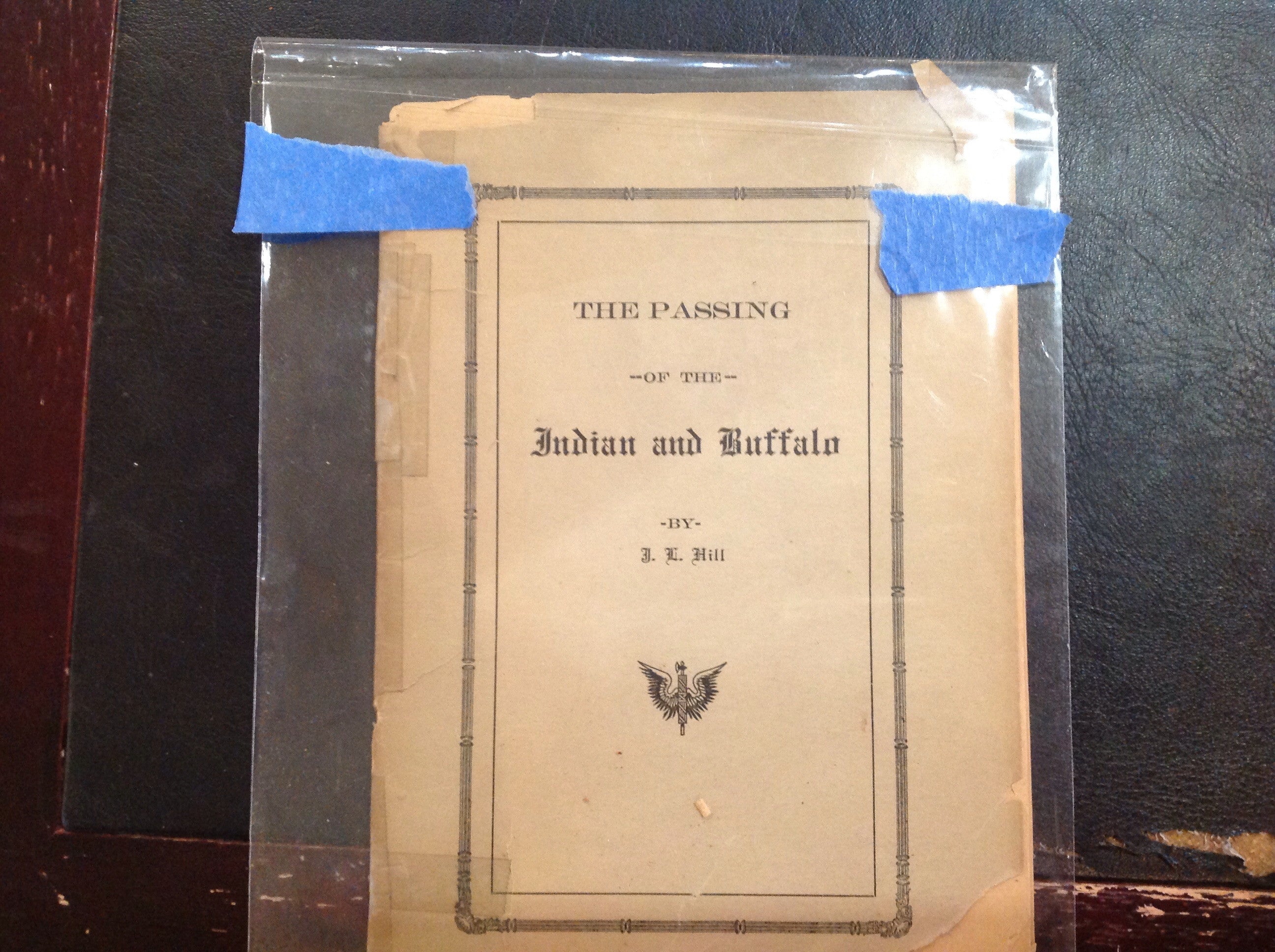 BOOKS - The Passing of the Indian and Buffalo